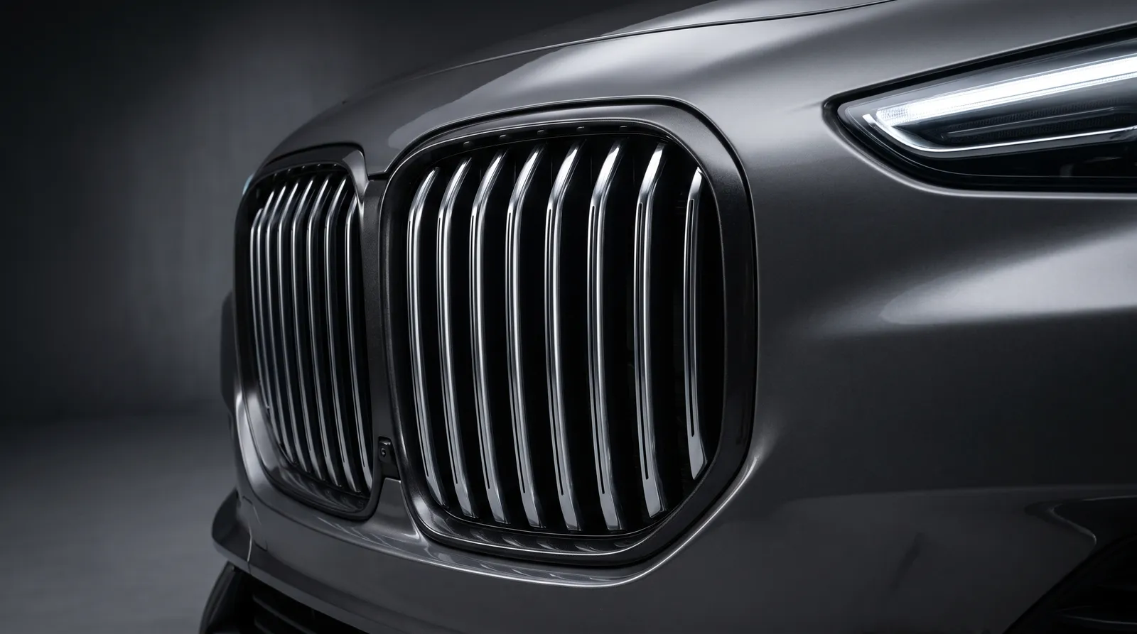 Detail van een Maserati Levante